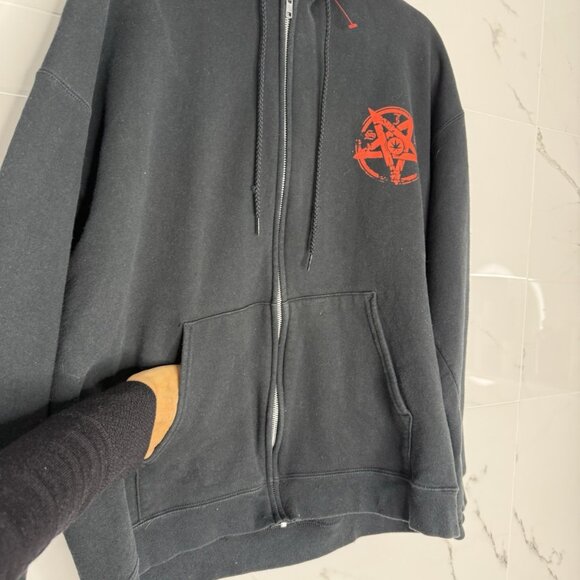 Superjoint Ritual "Use Once & Destroy" Hoodie L RARE Goth Gothic - Picture 3 of 9